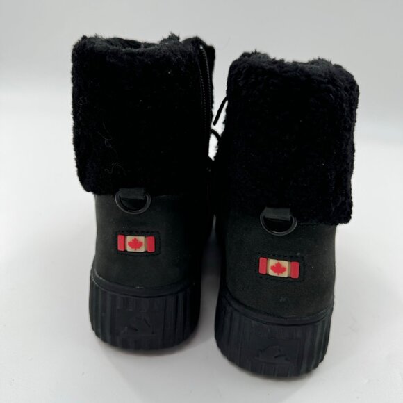 Pajar NWOT Ceria Shearling Waterproof Black Winter Boots Size 5.5 or 36 - Picture 9 of 14